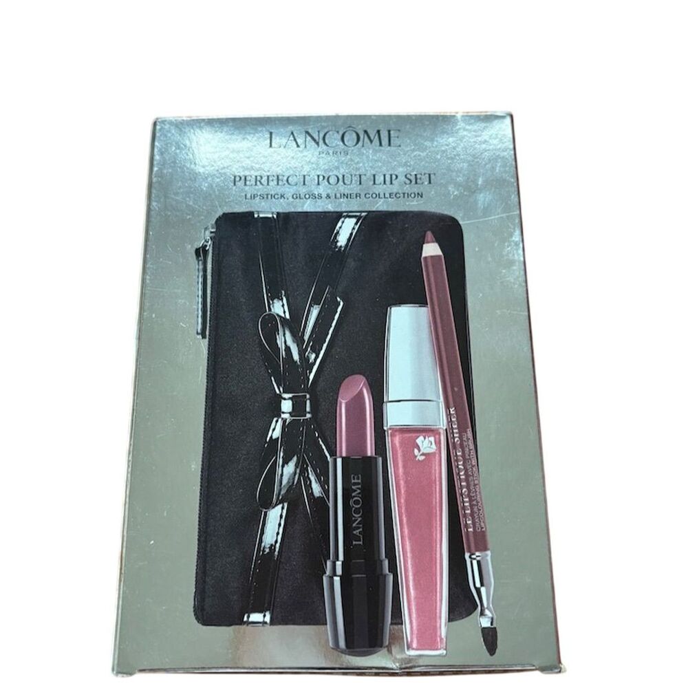 Lancôme Perfect Pout Lip Set: Lipstick, Gloss & Liner Collection